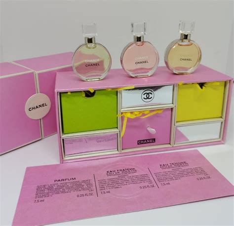 buy 5 miniture bottles of chanel perfume|chance chanel sample perfume pack.